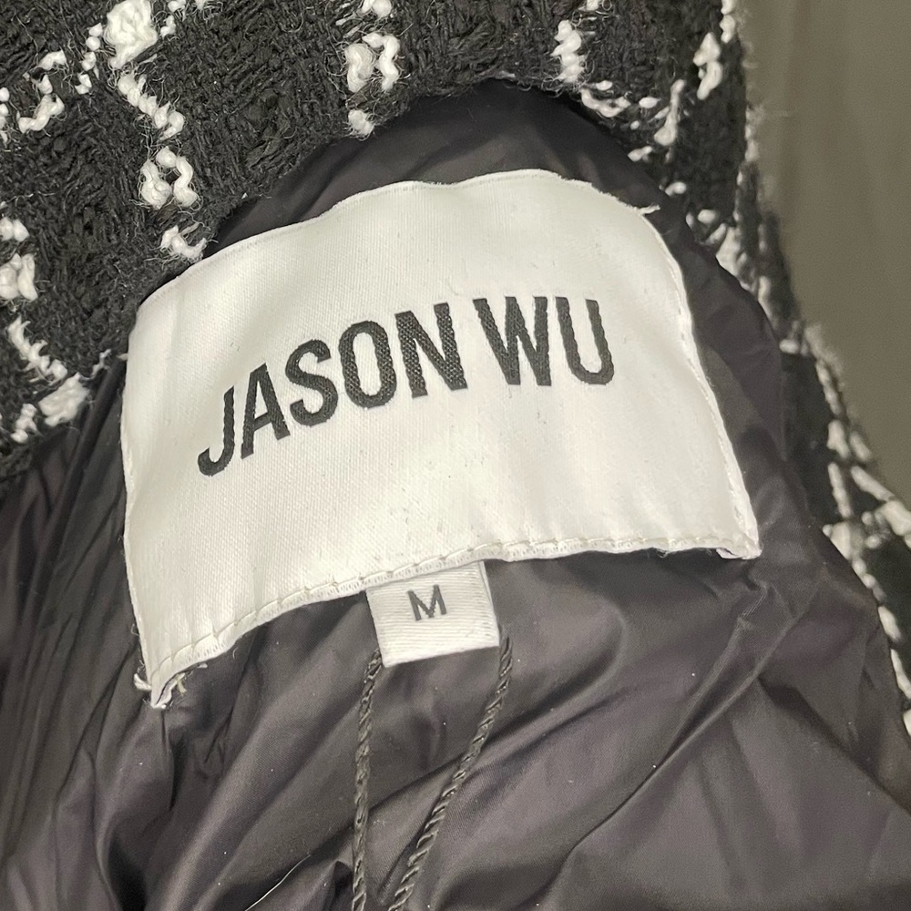 NWT Jason Wu Black and White Puffer Jacket - Picture 9 of 12